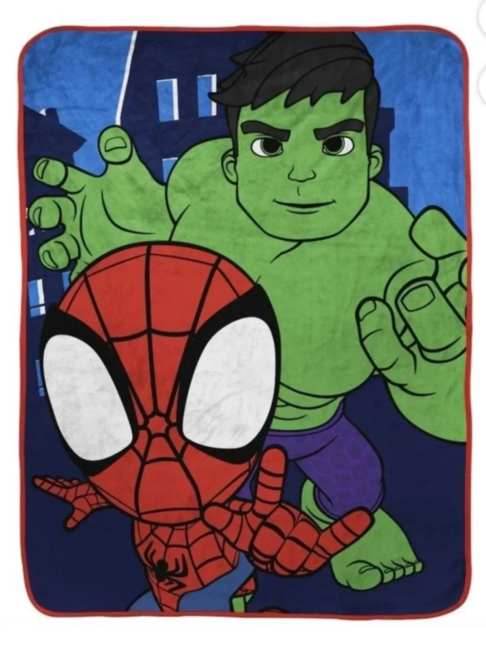 Marvel Spidey Throw Blanket 46x60 Kids Spider Man Soft Plush